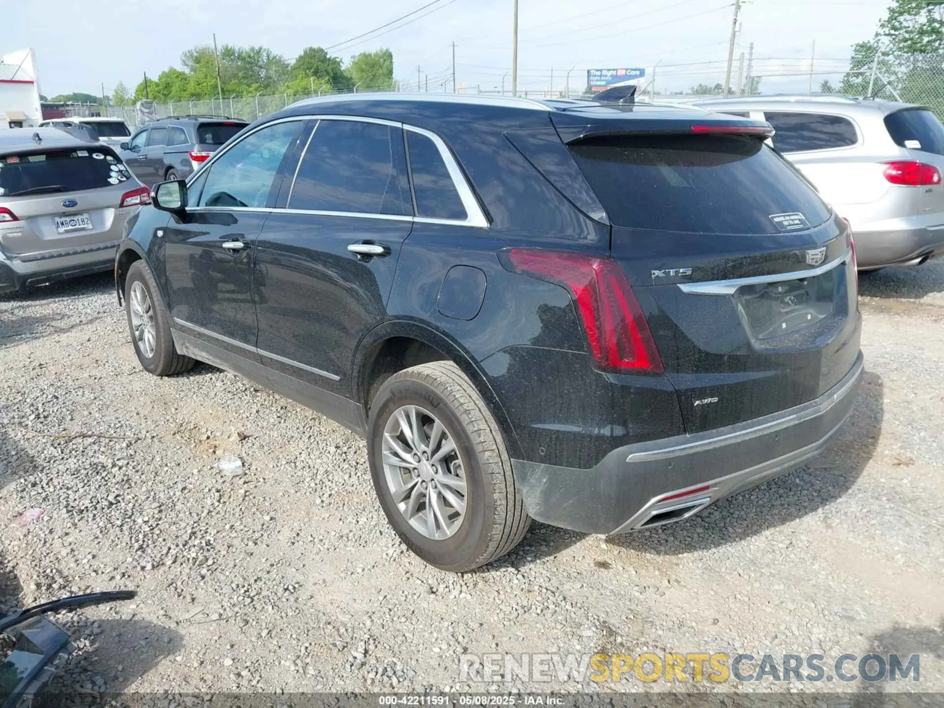 3 Photograph of a damaged car 1GYKNDRS6MZ207154 CADILLAC XT5 2021