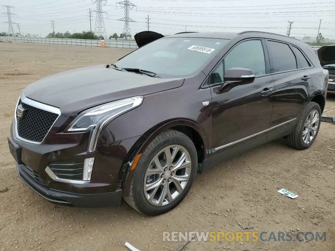 1 Photograph of a damaged car 1GYKNGRS2MZ142286 CADILLAC XT5 2021