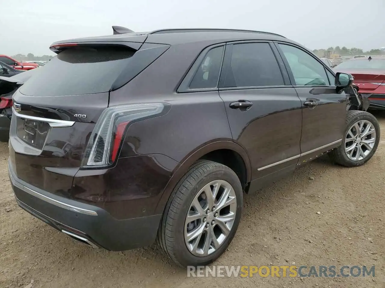 3 Photograph of a damaged car 1GYKNGRS2MZ142286 CADILLAC XT5 2021