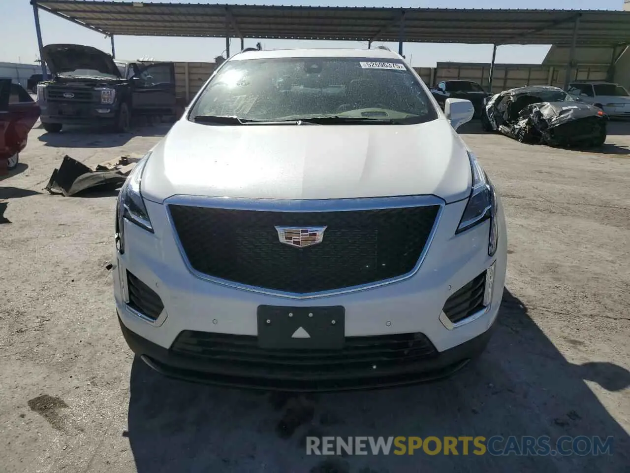 5 Photograph of a damaged car 1GYKNHRS2MZ156923 CADILLAC XT5 2021