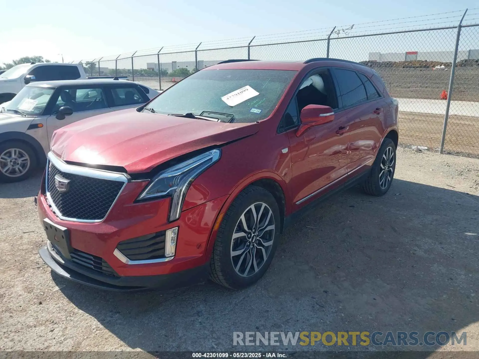 2 Photograph of a damaged car 1GYKNHRS2MZ201245 CADILLAC XT5 2021