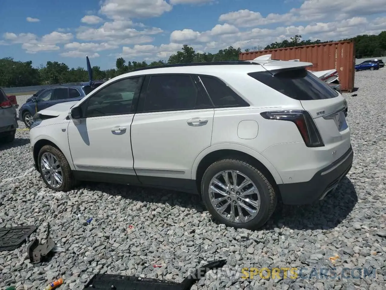 2 Photograph of a damaged car 1GYKNHRS3MZ203120 CADILLAC XT5 2021