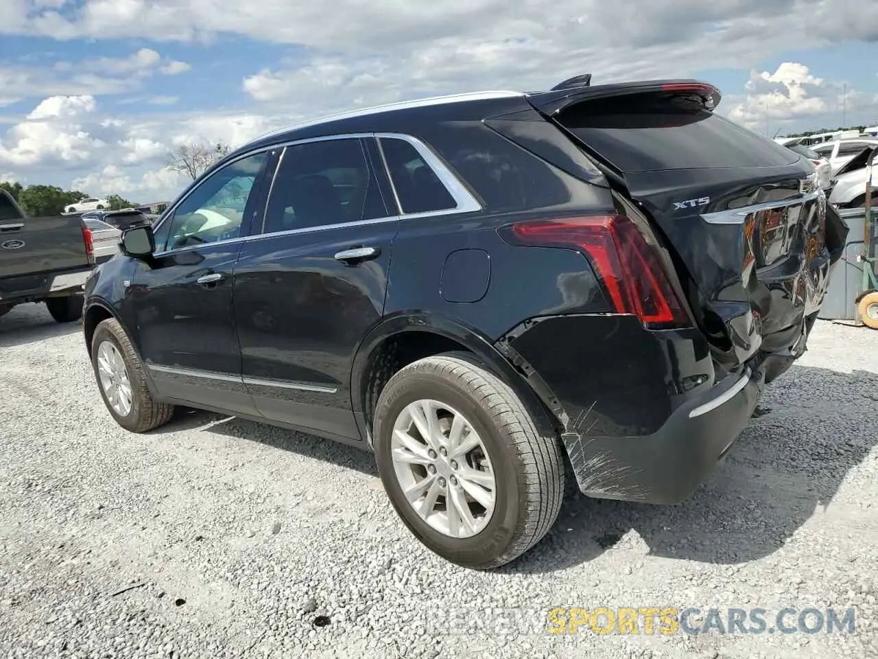 2 Photograph of a damaged car 1GYKNAR46NZ144896 CADILLAC XT5 2022