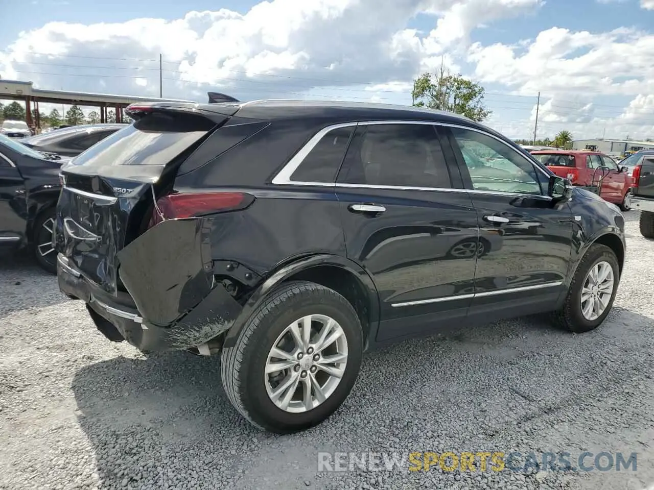 3 Photograph of a damaged car 1GYKNAR46NZ144896 CADILLAC XT5 2022