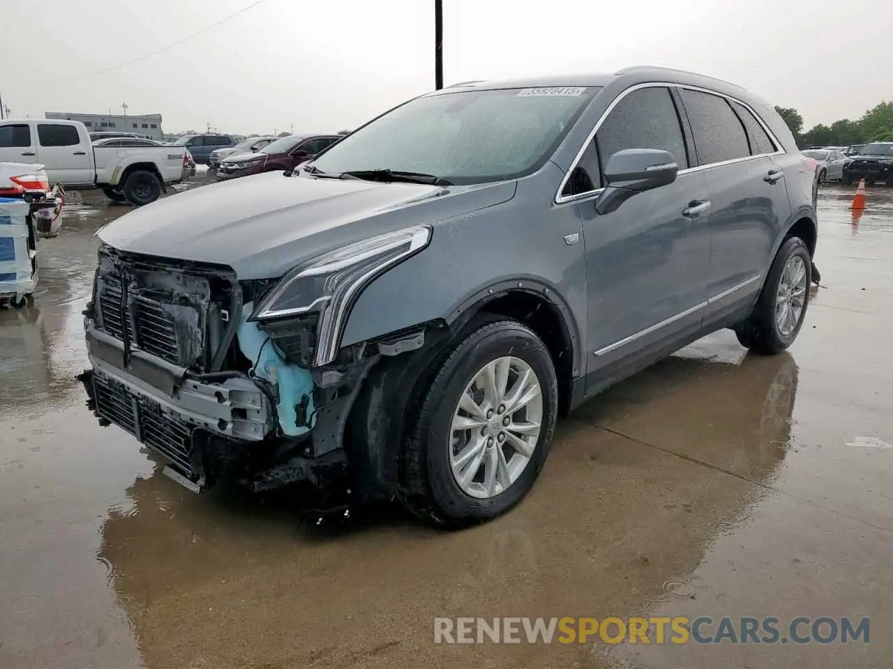 1 Photograph of a damaged car 1GYKNAR47NZ116377 CADILLAC XT5 2022