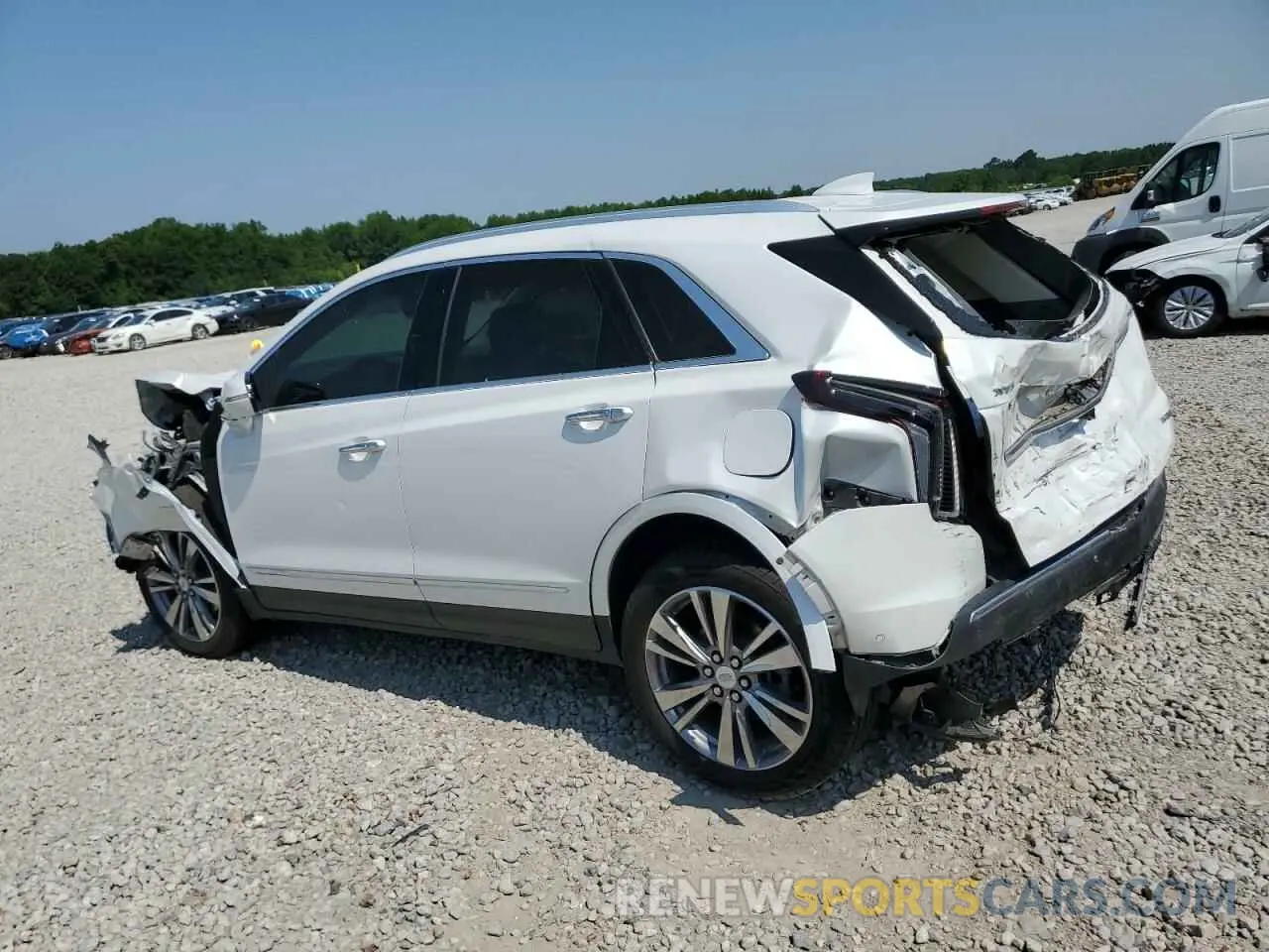 2 Photograph of a damaged car 1GYKNCR41NZ102731 CADILLAC XT5 2022