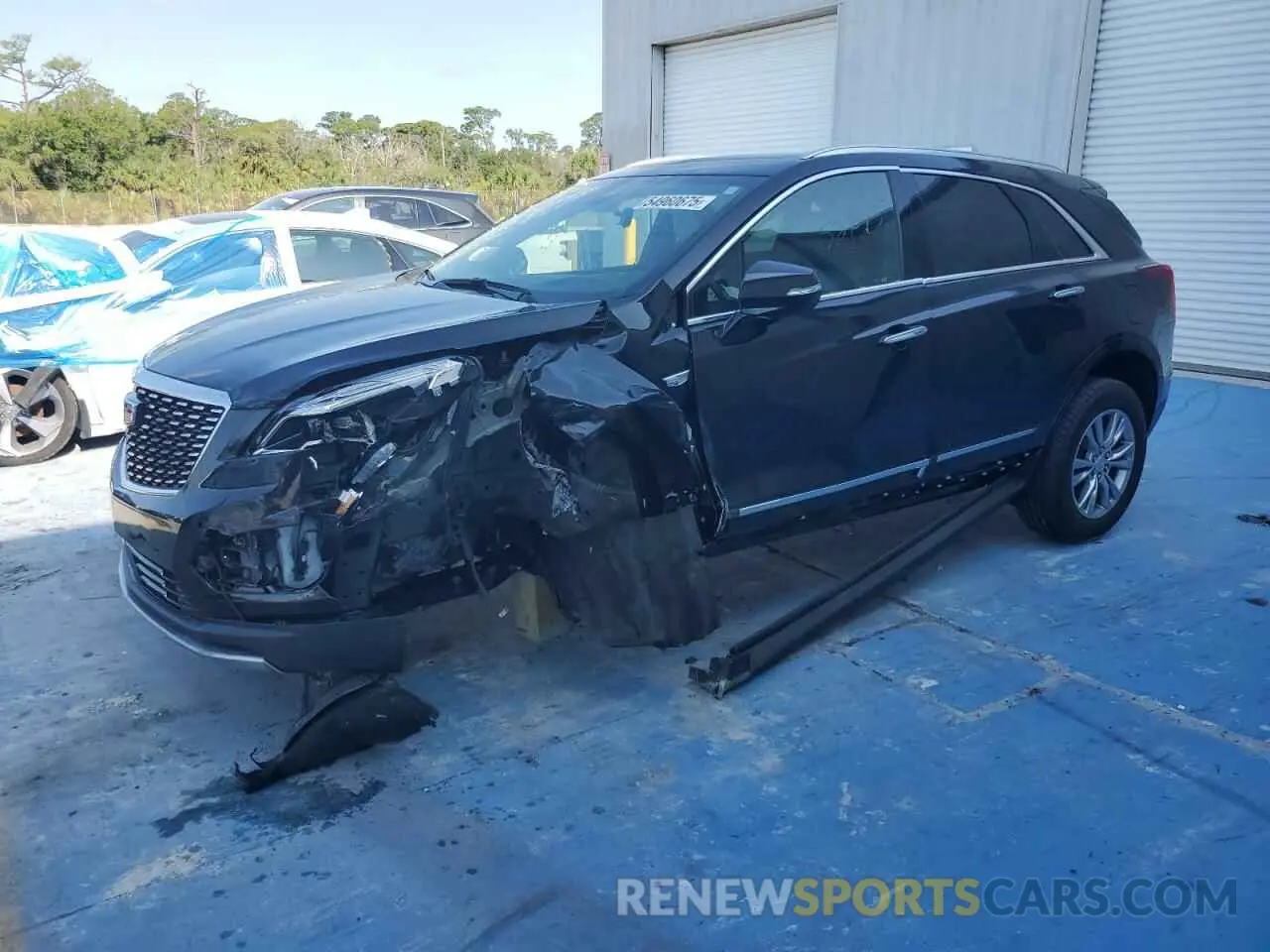 1 Photograph of a damaged car 1GYKNCRS7NZ104983 CADILLAC XT5 2022