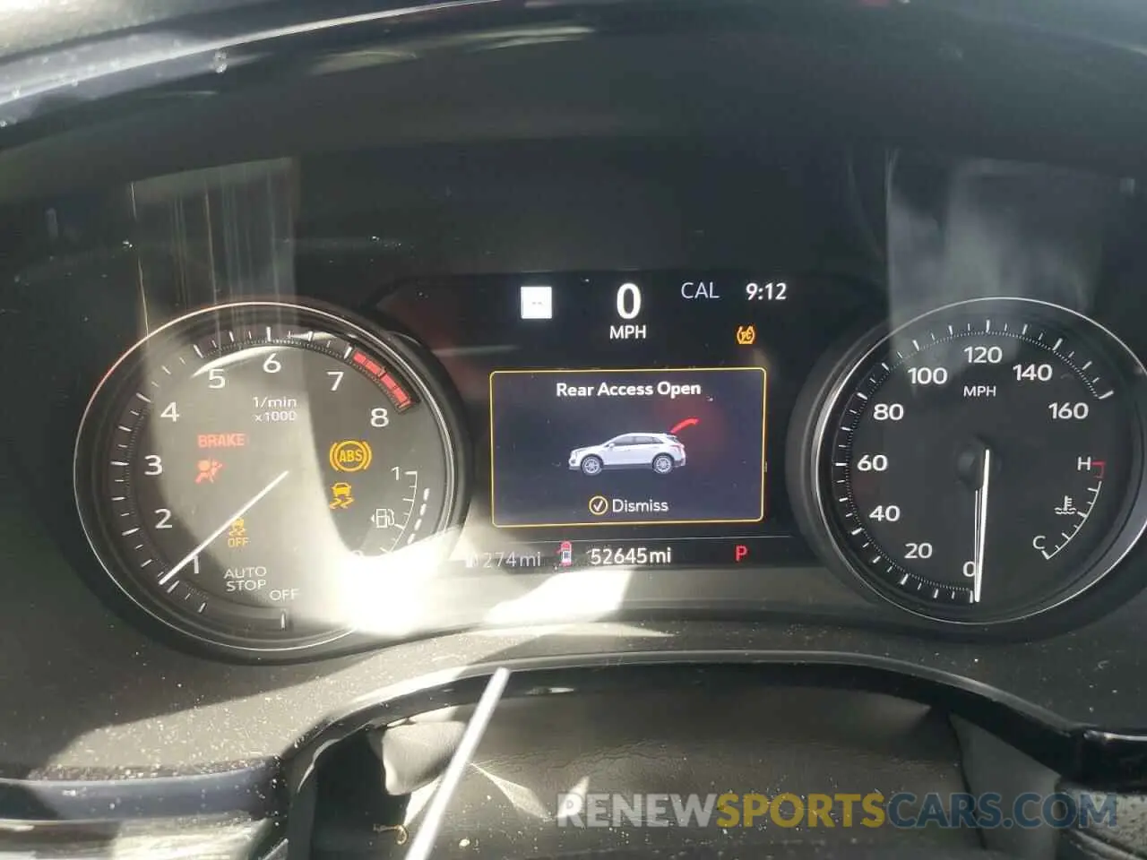 9 Photograph of a damaged car 1GYKNCRS7NZ104983 CADILLAC XT5 2022