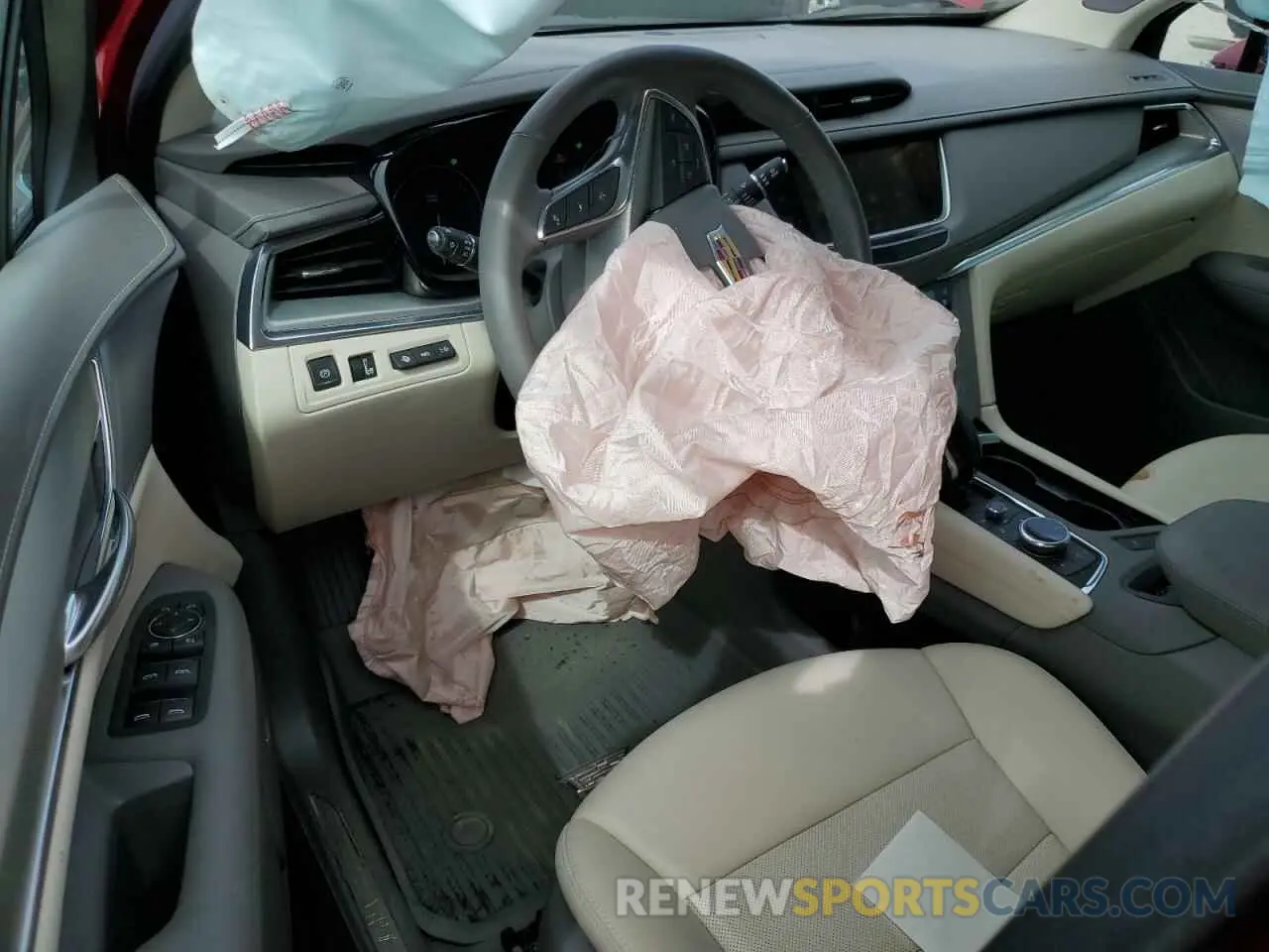8 Photograph of a damaged car 1GYKNCRS9NZ130520 CADILLAC XT5 2022