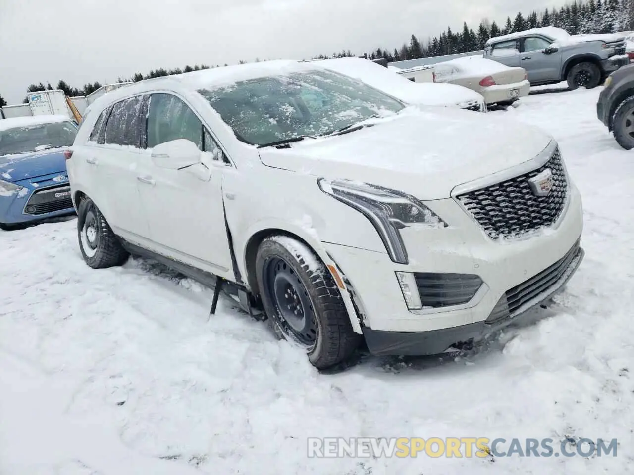 4 Photograph of a damaged car 1GYKNDRS5NZ133758 CADILLAC XT5 2022