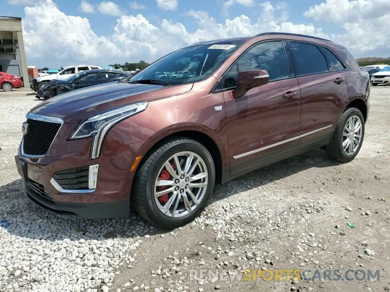 1 Photograph of a damaged car 1GYKNGRS1NZ177886 CADILLAC XT5 2022