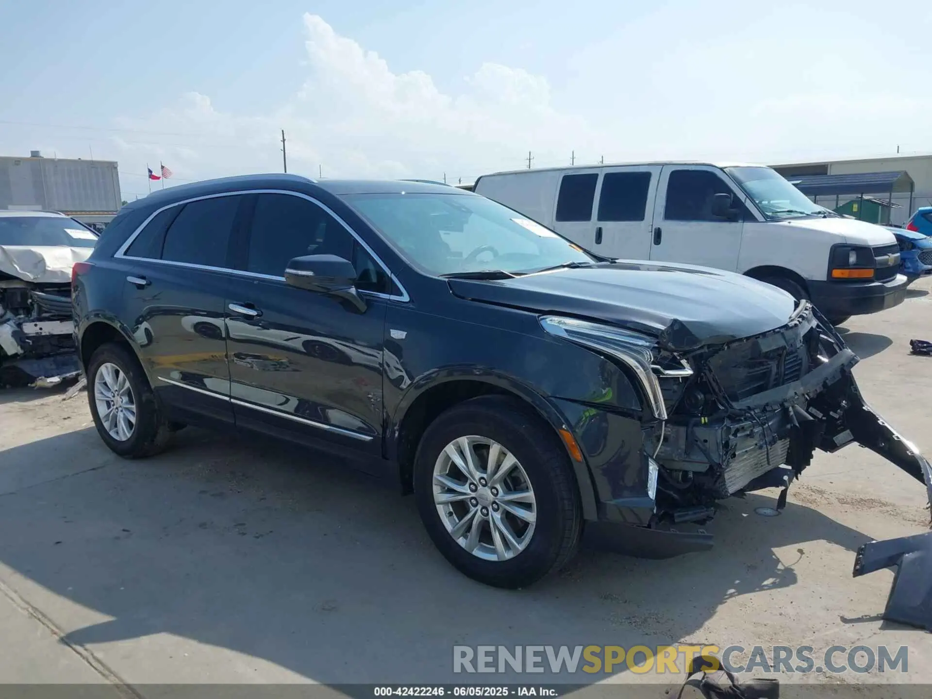 1 Photograph of a damaged car 1GYKNAR40PZ193854 CADILLAC XT5 2023
