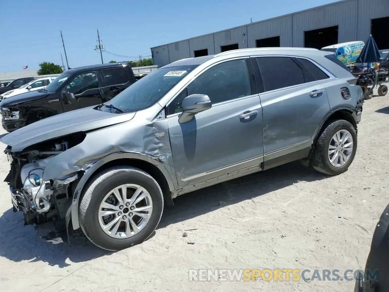 1 Photograph of a damaged car 1GYKNAR46PZ129317 CADILLAC XT5 2023