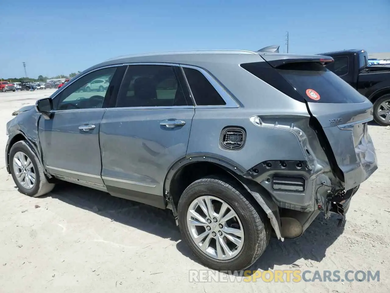 2 Photograph of a damaged car 1GYKNAR46PZ129317 CADILLAC XT5 2023