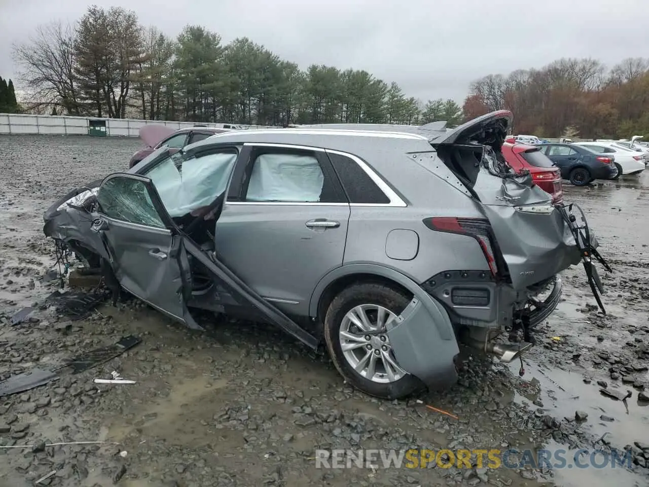 2 Photograph of a damaged car 1GYKNBR45PZ225364 CADILLAC XT5 2023
