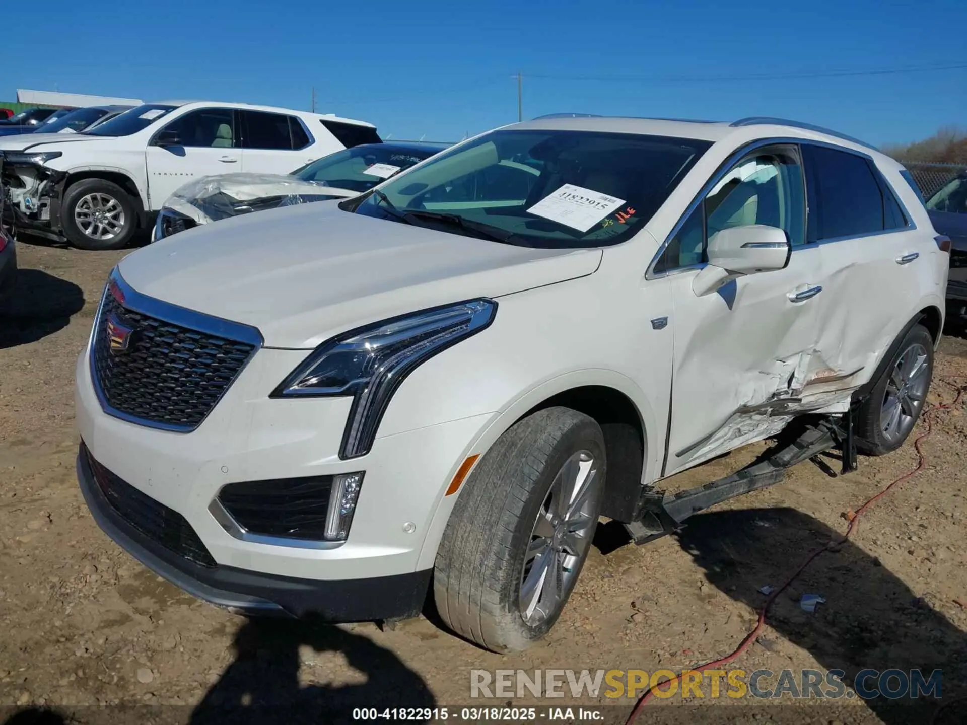 2 Photograph of a damaged car 1GYKNCR46PZ110617 CADILLAC XT5 2023