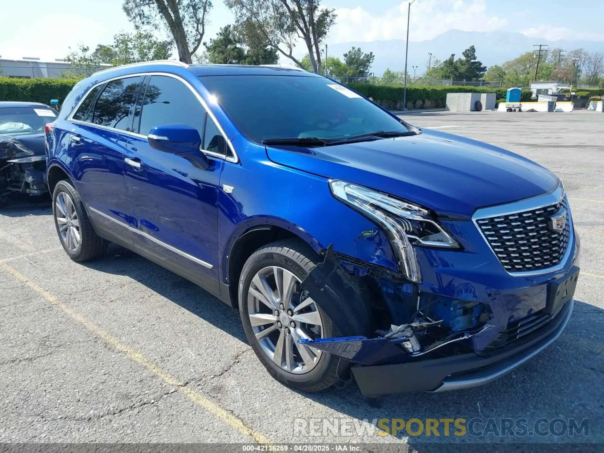 1 Photograph of a damaged car 1GYKNCRS3PZ176654 CADILLAC XT5 2023