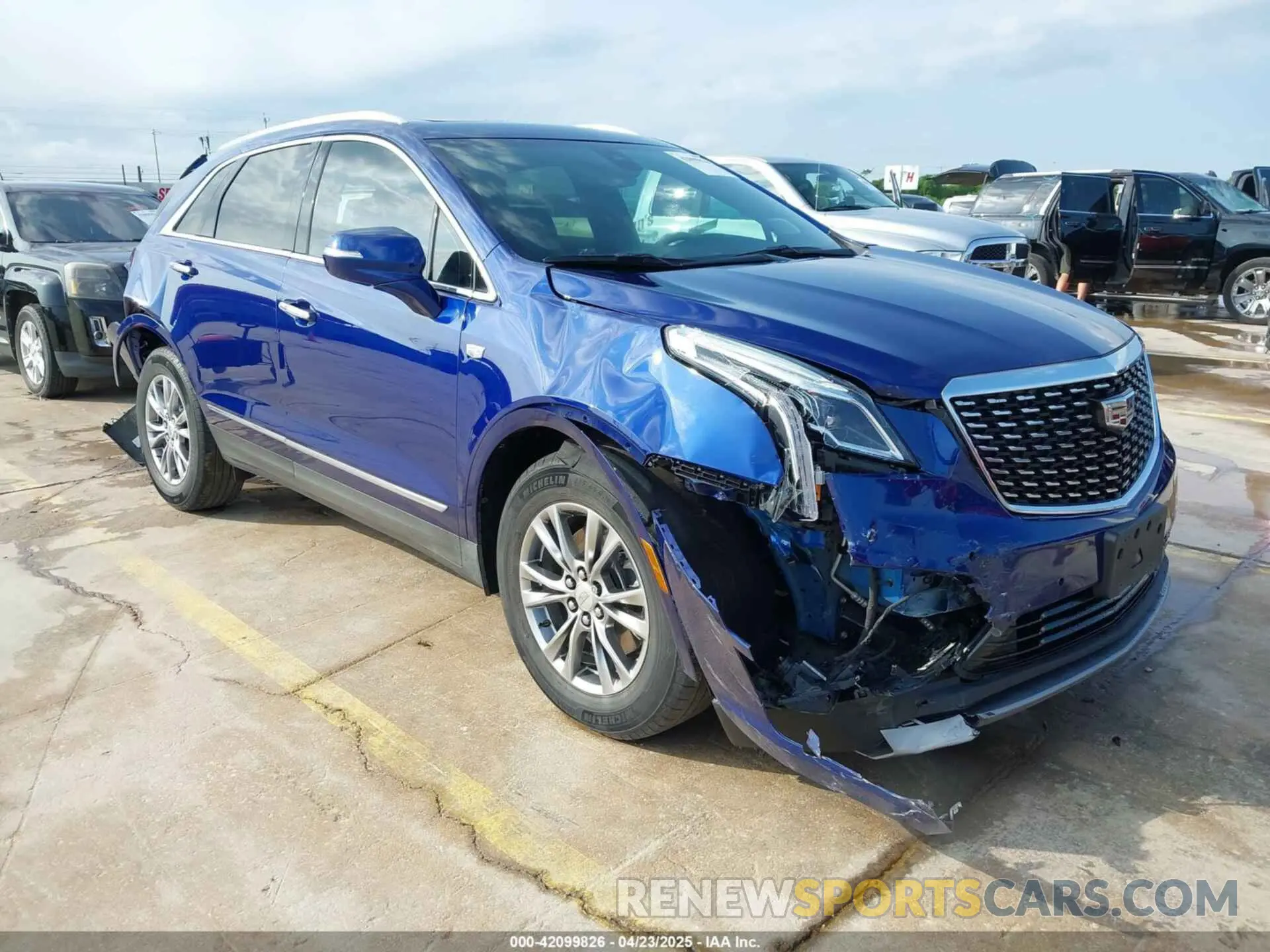 1 Photograph of a damaged car 1GYKNCRS4PZ151486 CADILLAC XT5 2023