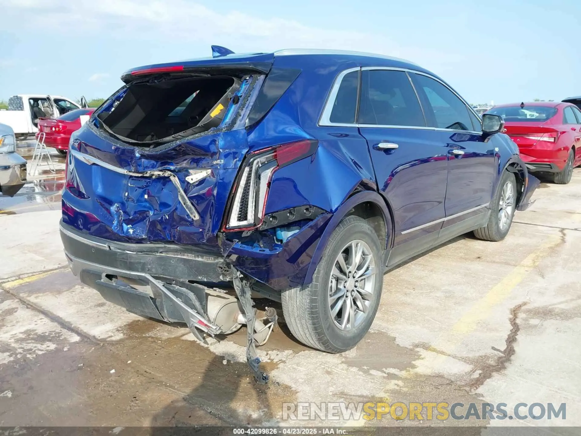 4 Photograph of a damaged car 1GYKNCRS4PZ151486 CADILLAC XT5 2023