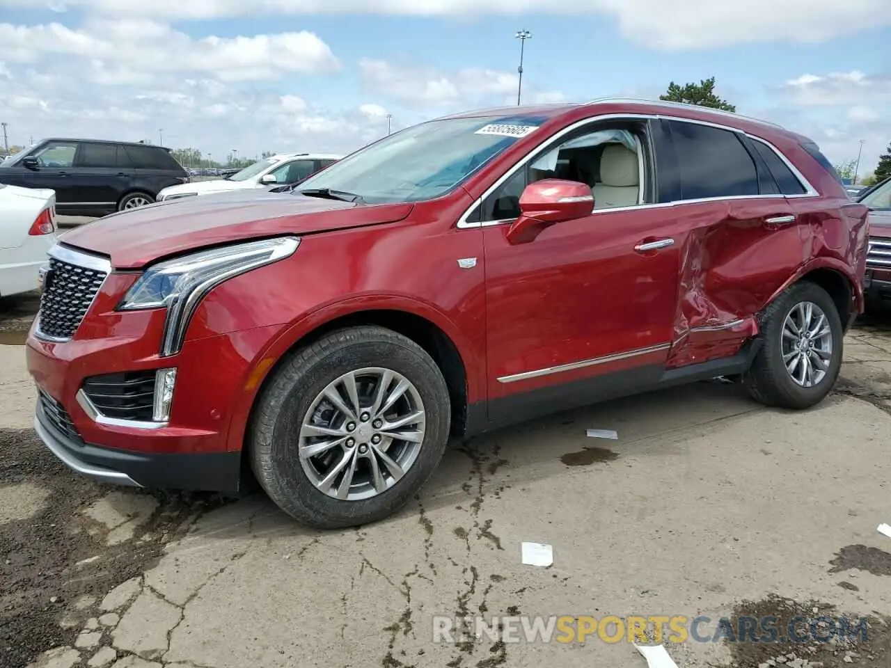 1 Photograph of a damaged car 1GYKNCRS5PZ173528 CADILLAC XT5 2023