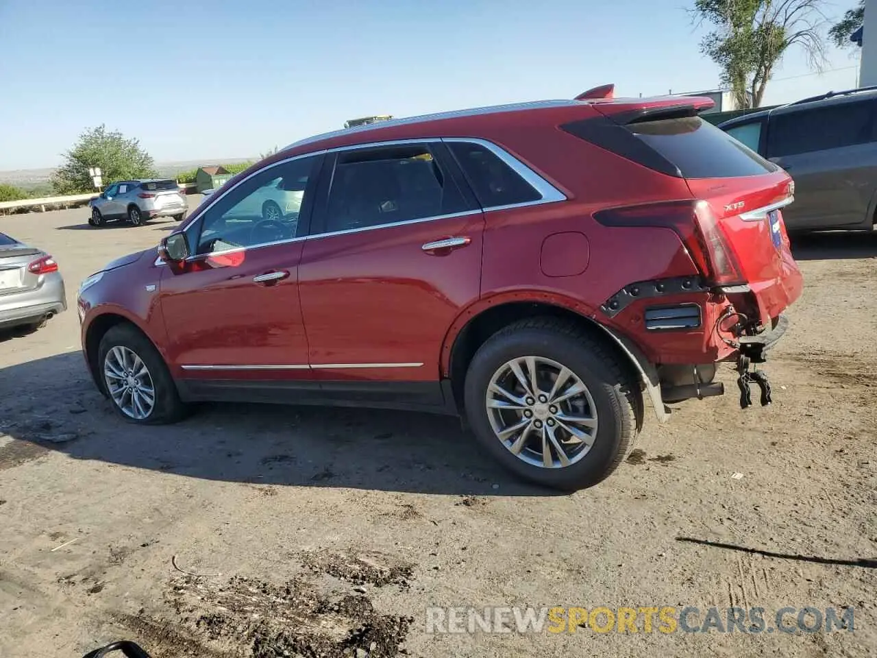 2 Photograph of a damaged car 1GYKNDRS1PZ142878 CADILLAC XT5 2023