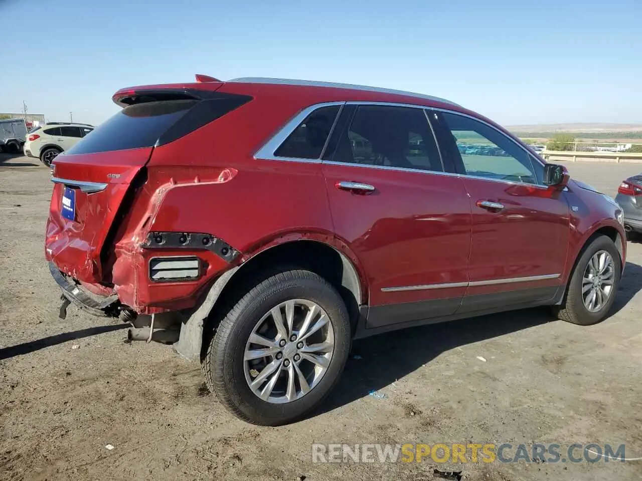 3 Photograph of a damaged car 1GYKNDRS1PZ142878 CADILLAC XT5 2023