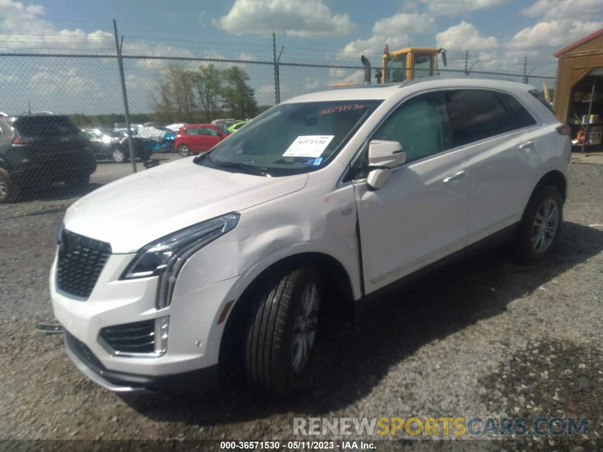 2 Photograph of a damaged car 1GYKNDRS5PZ141071 CADILLAC XT5 2023