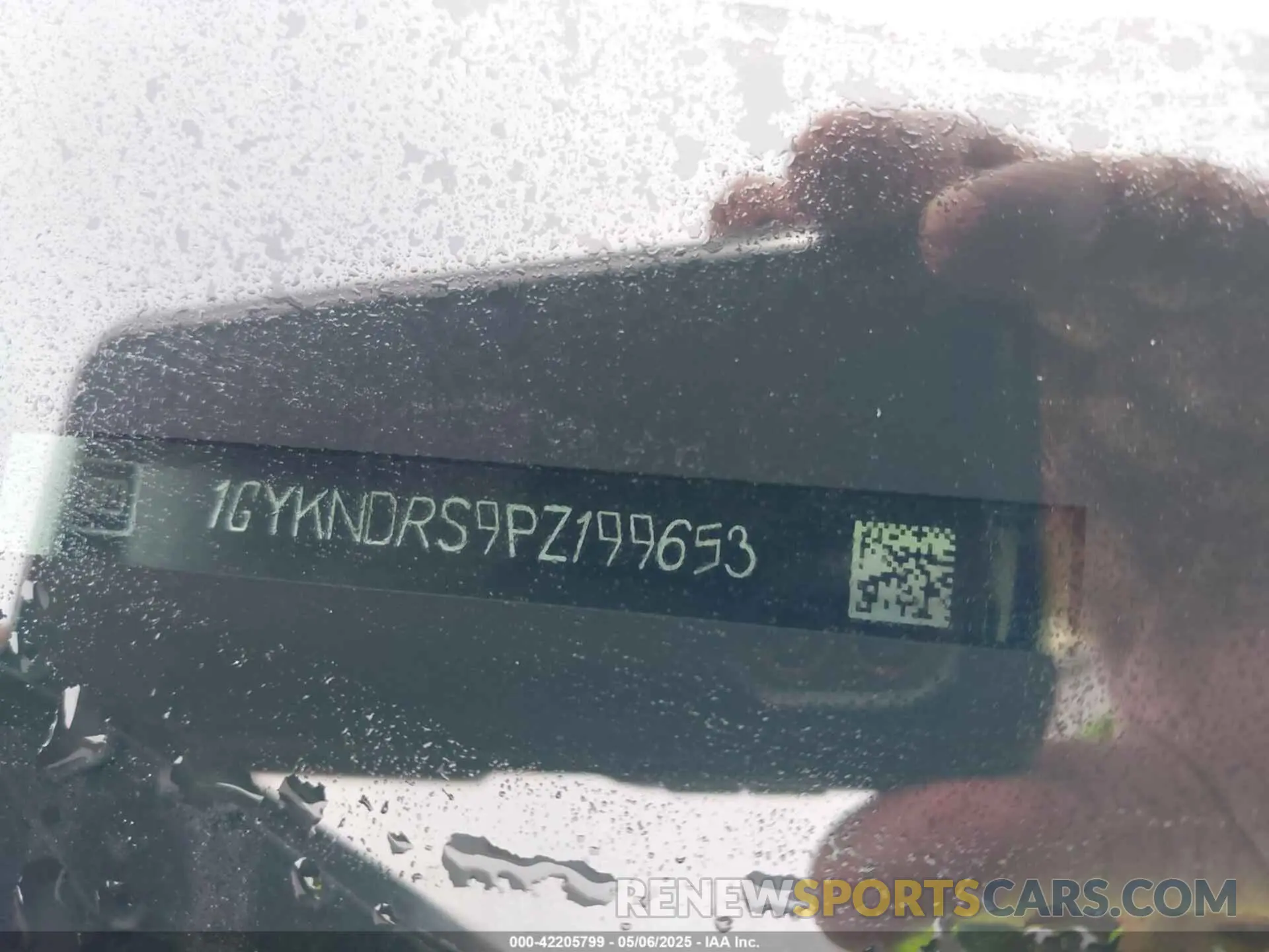 9 Photograph of a damaged car 1GYKNDRS9PZ199653 CADILLAC XT5 2023