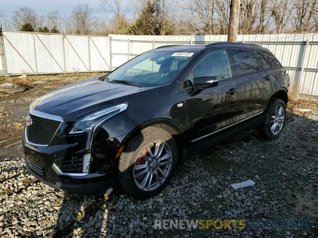 1 Photograph of a damaged car 1GYKNGRS6PZ131182 CADILLAC XT5 2023