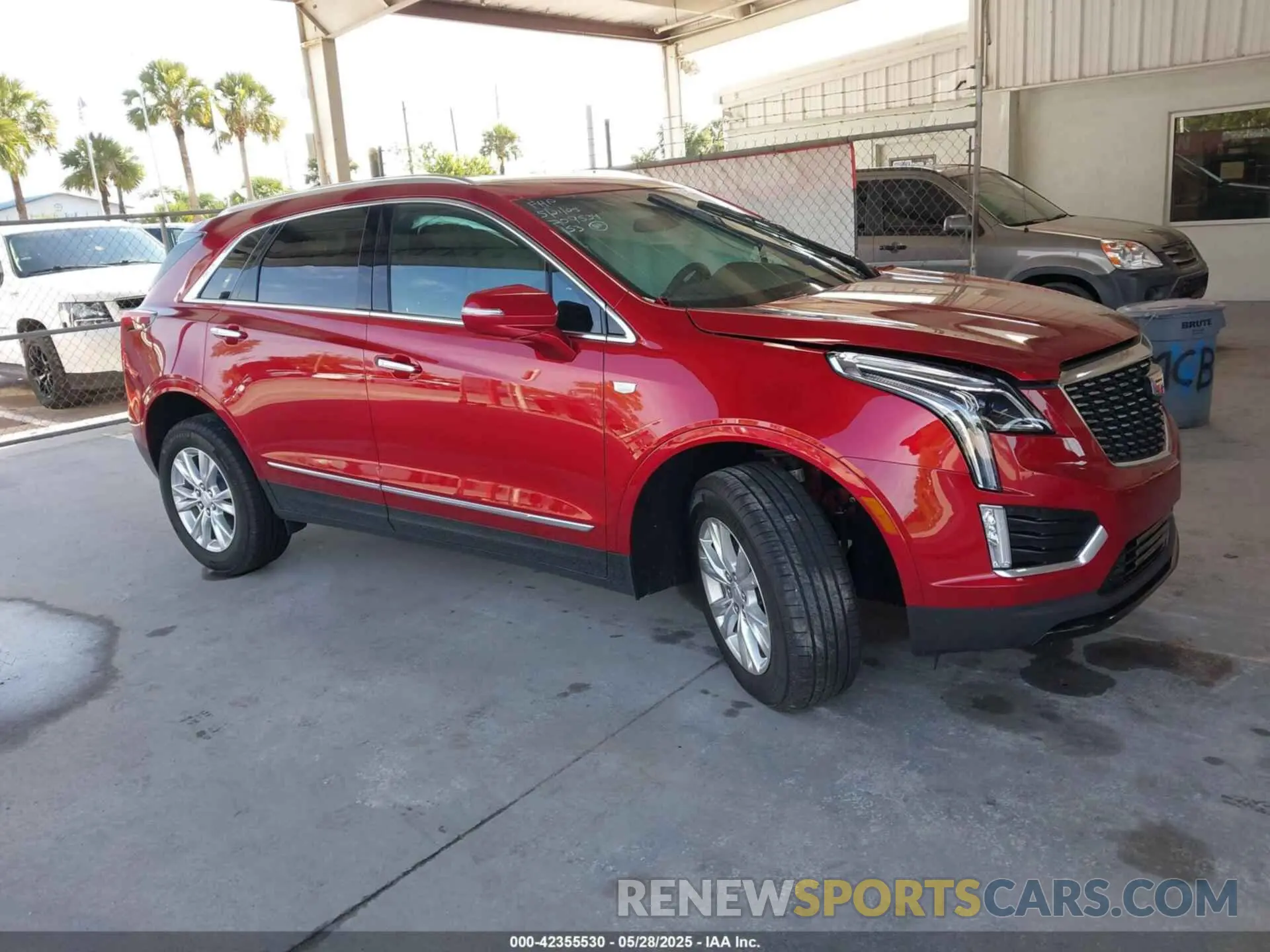 1 Photograph of a damaged car 1GYKNAR42RZ738679 CADILLAC XT5 2024