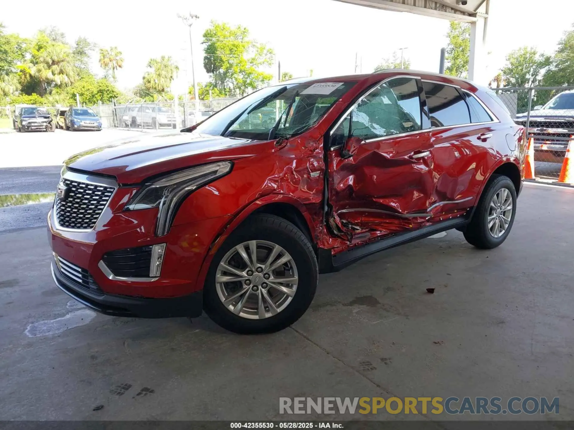 2 Photograph of a damaged car 1GYKNAR42RZ738679 CADILLAC XT5 2024