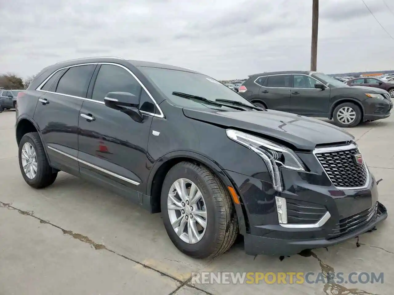 4 Photograph of a damaged car 1GYKNAR46RZ743612 CADILLAC XT5 2024