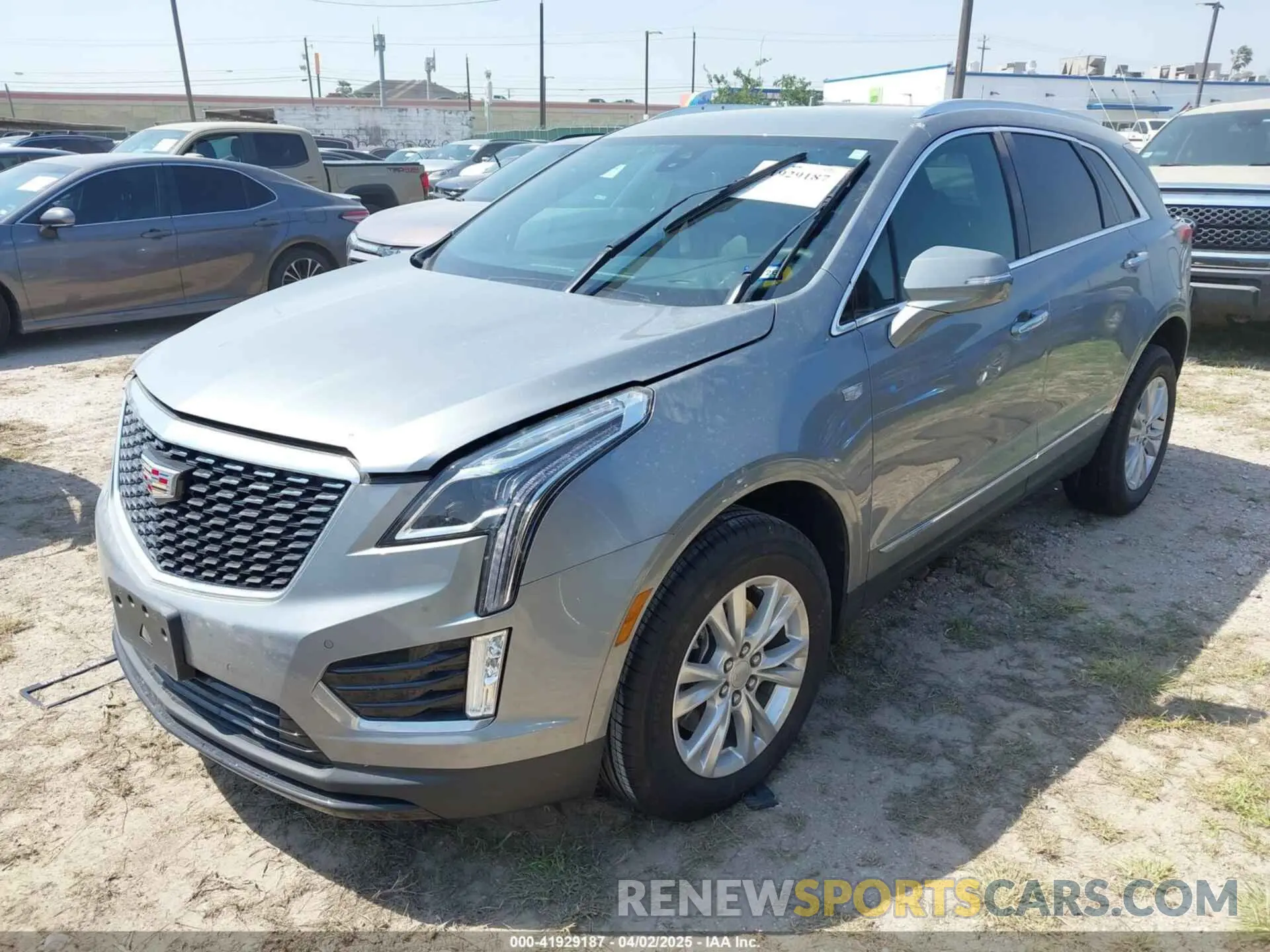 2 Photograph of a damaged car 1GYKNAR47RZ745529 CADILLAC XT5 2024