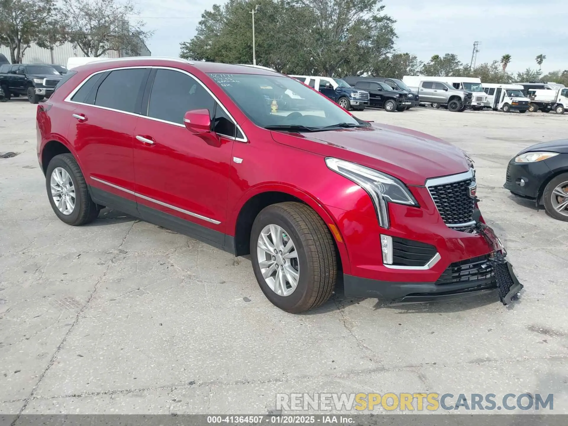 1 Photograph of a damaged car 1GYKNAR48RZ716976 CADILLAC XT5 2024