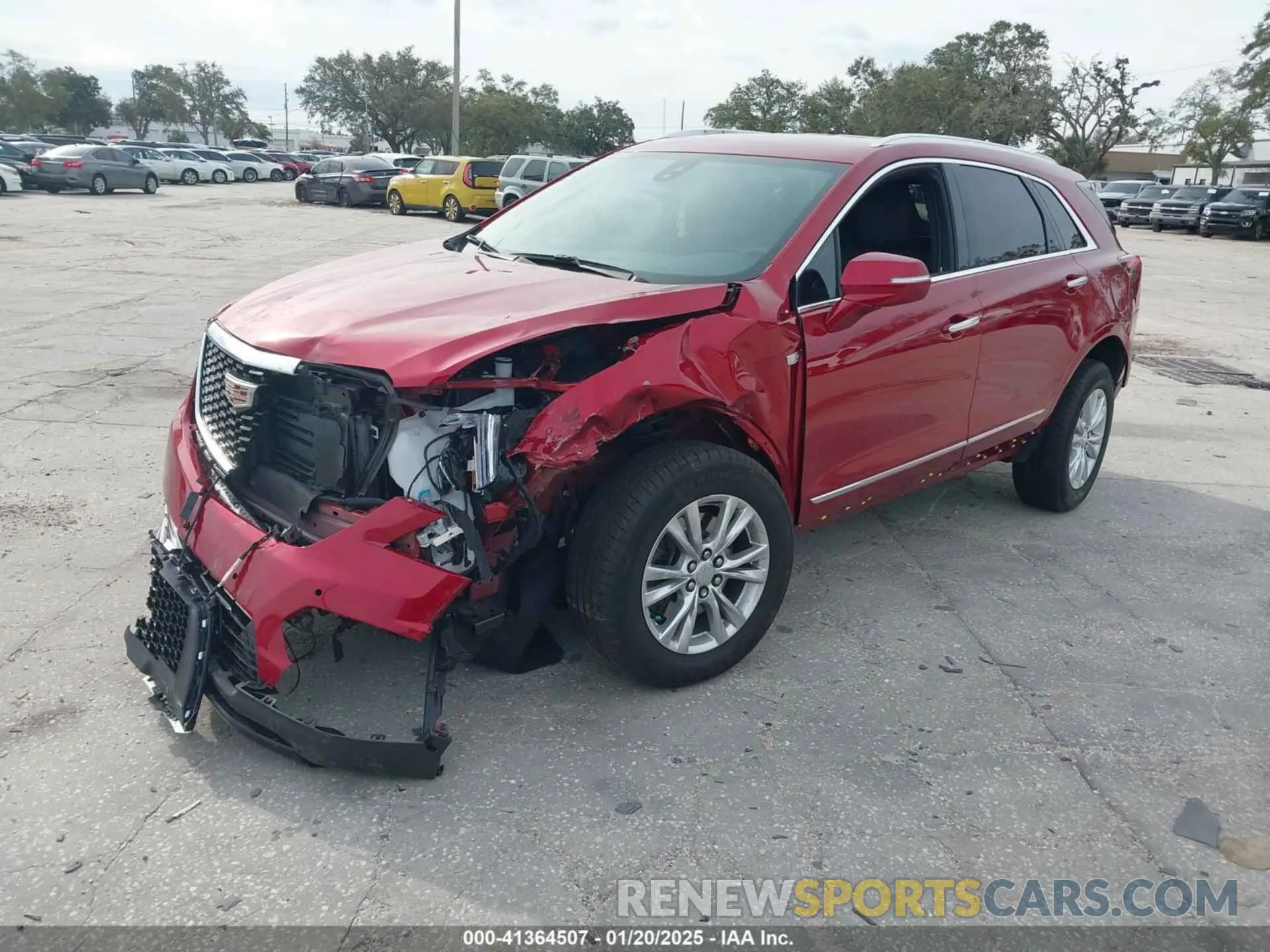 2 Photograph of a damaged car 1GYKNAR48RZ716976 CADILLAC XT5 2024