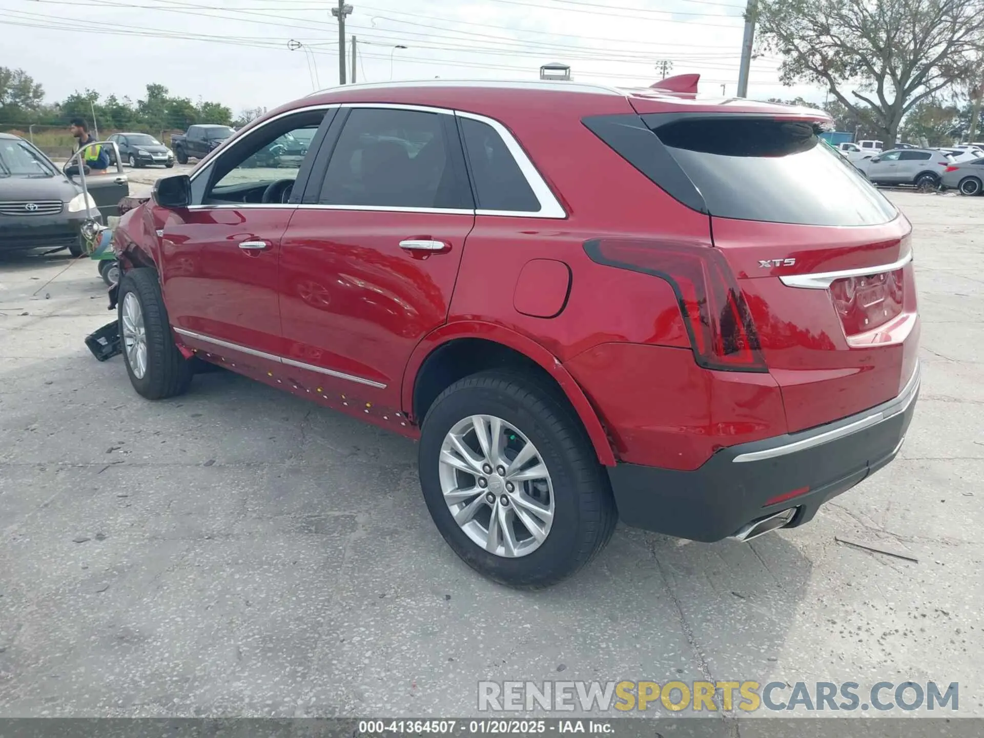 3 Photograph of a damaged car 1GYKNAR48RZ716976 CADILLAC XT5 2024