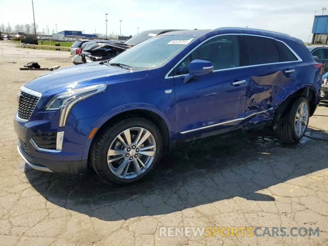 1 Photograph of a damaged car 1GYKNDR40RZ701938 CADILLAC XT5 2024
