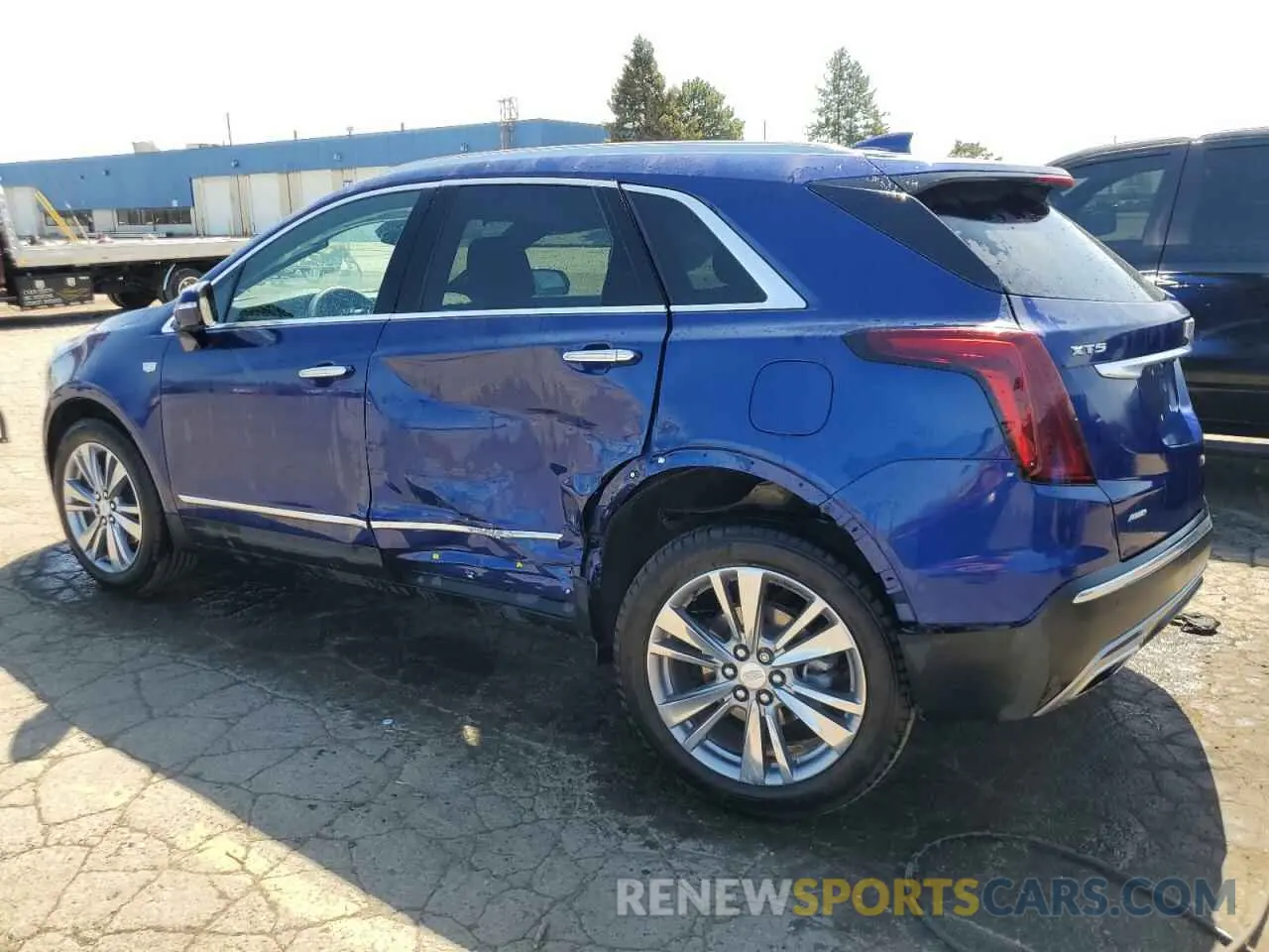 2 Photograph of a damaged car 1GYKNDR40RZ701938 CADILLAC XT5 2024