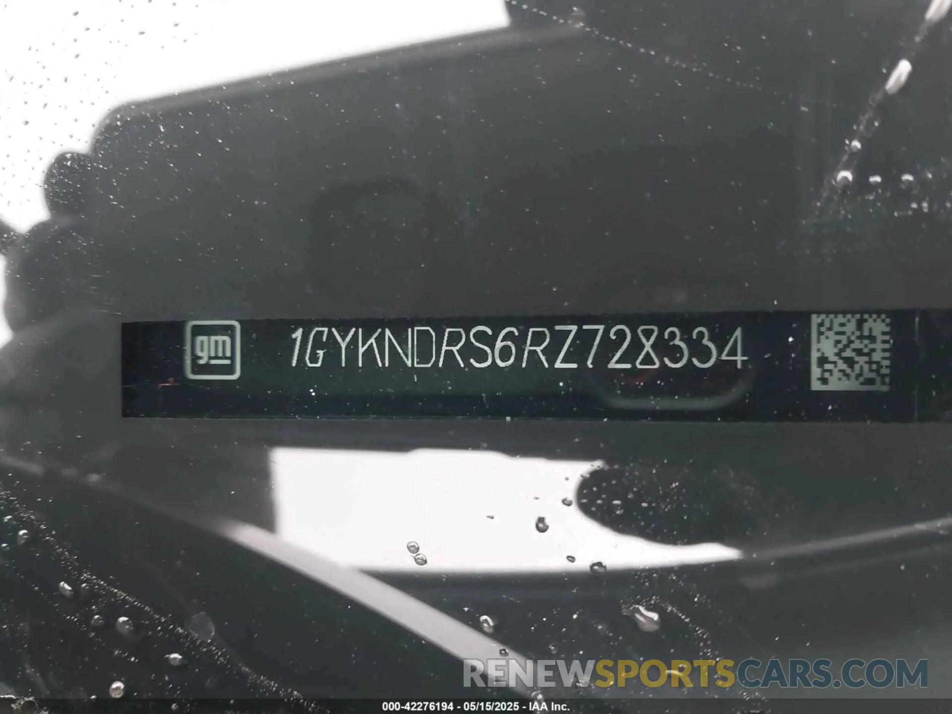 9 Photograph of a damaged car 1GYKNDRS6RZ728334 CADILLAC XT5 2024