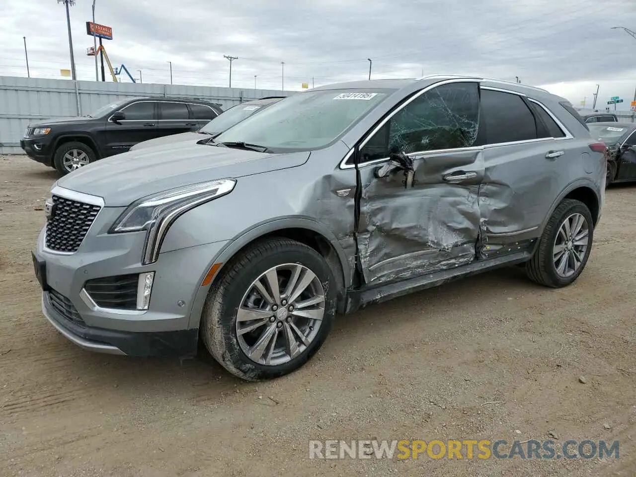 1 Photograph of a damaged car 1GYKNDRS6RZ733825 CADILLAC XT5 2024