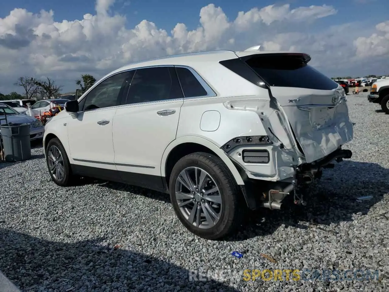 2 Photograph of a damaged car 1GYKNERS3RZ757814 CADILLAC XT5 2024