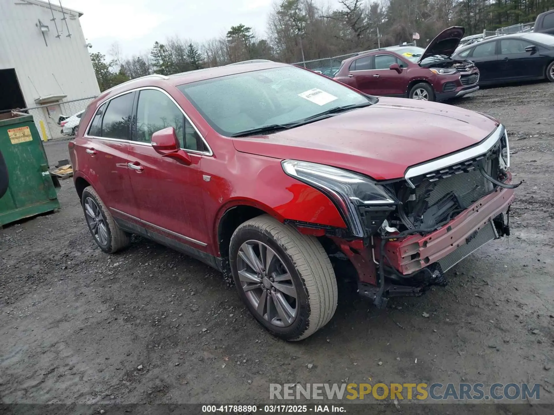 1 Photograph of a damaged car 1GYKNDR44SZ101557 CADILLAC XT5 2025