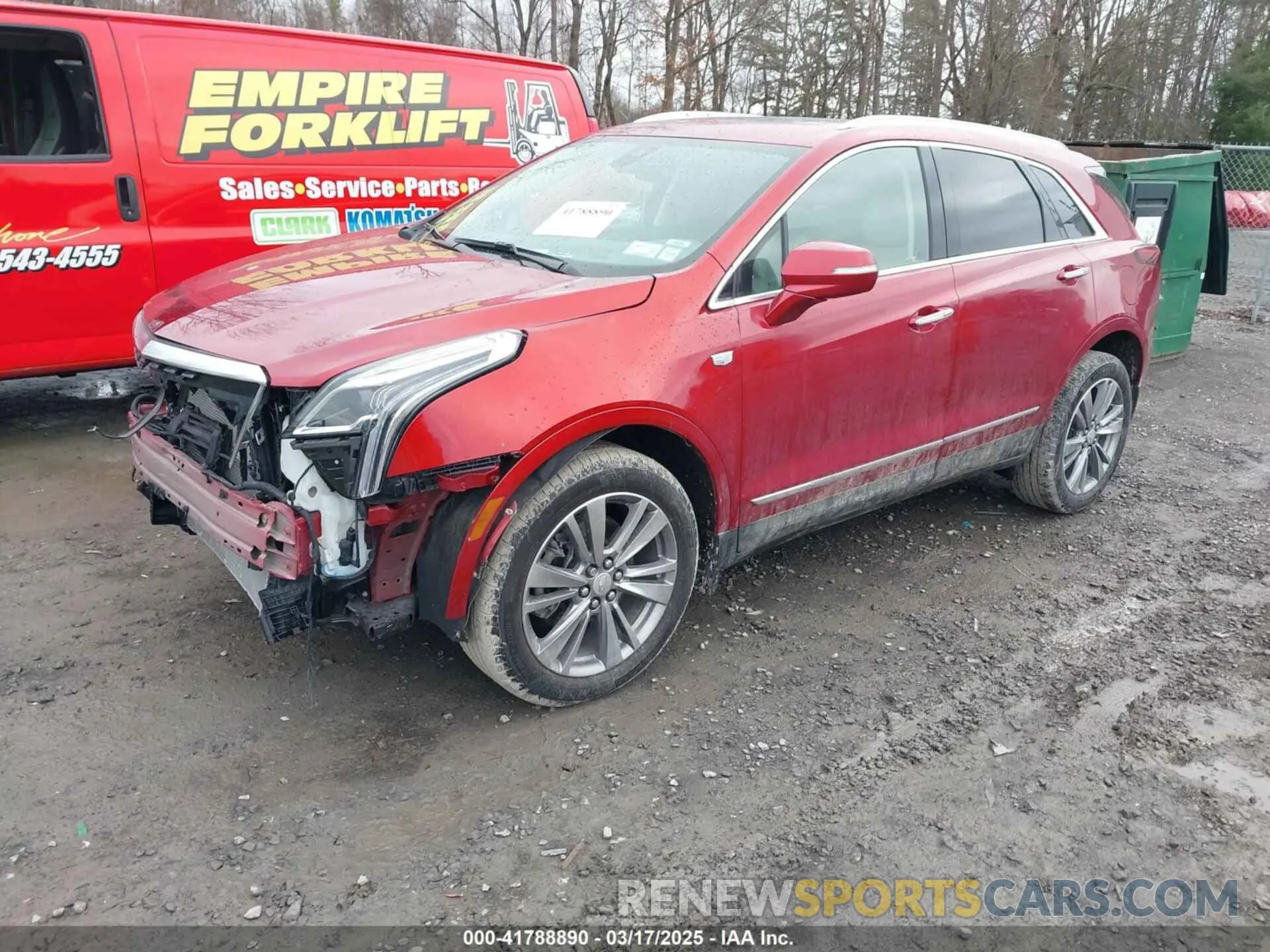 2 Photograph of a damaged car 1GYKNDR44SZ101557 CADILLAC XT5 2025