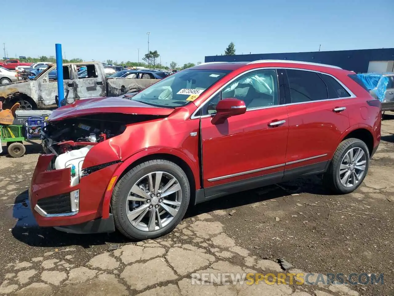 1 Photograph of a damaged car 1GYKNDRS6SZ113580 CADILLAC XT5 2025