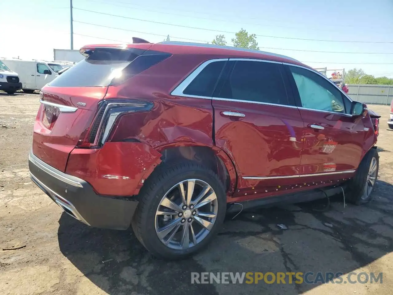 3 Photograph of a damaged car 1GYKNDRS6SZ113580 CADILLAC XT5 2025