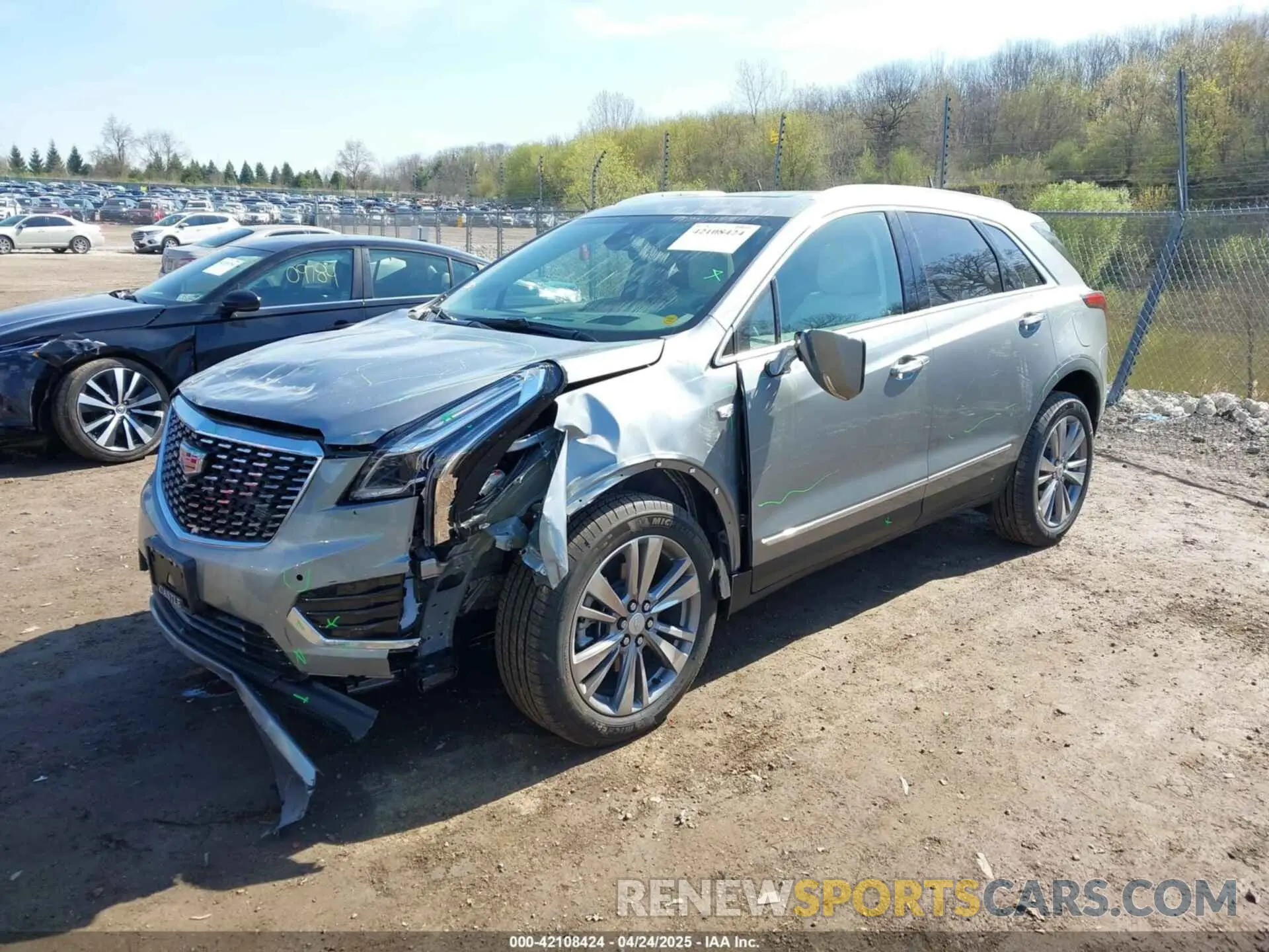 2 Photograph of a damaged car 1GYKNDRS7SZ128931 CADILLAC XT5 2025