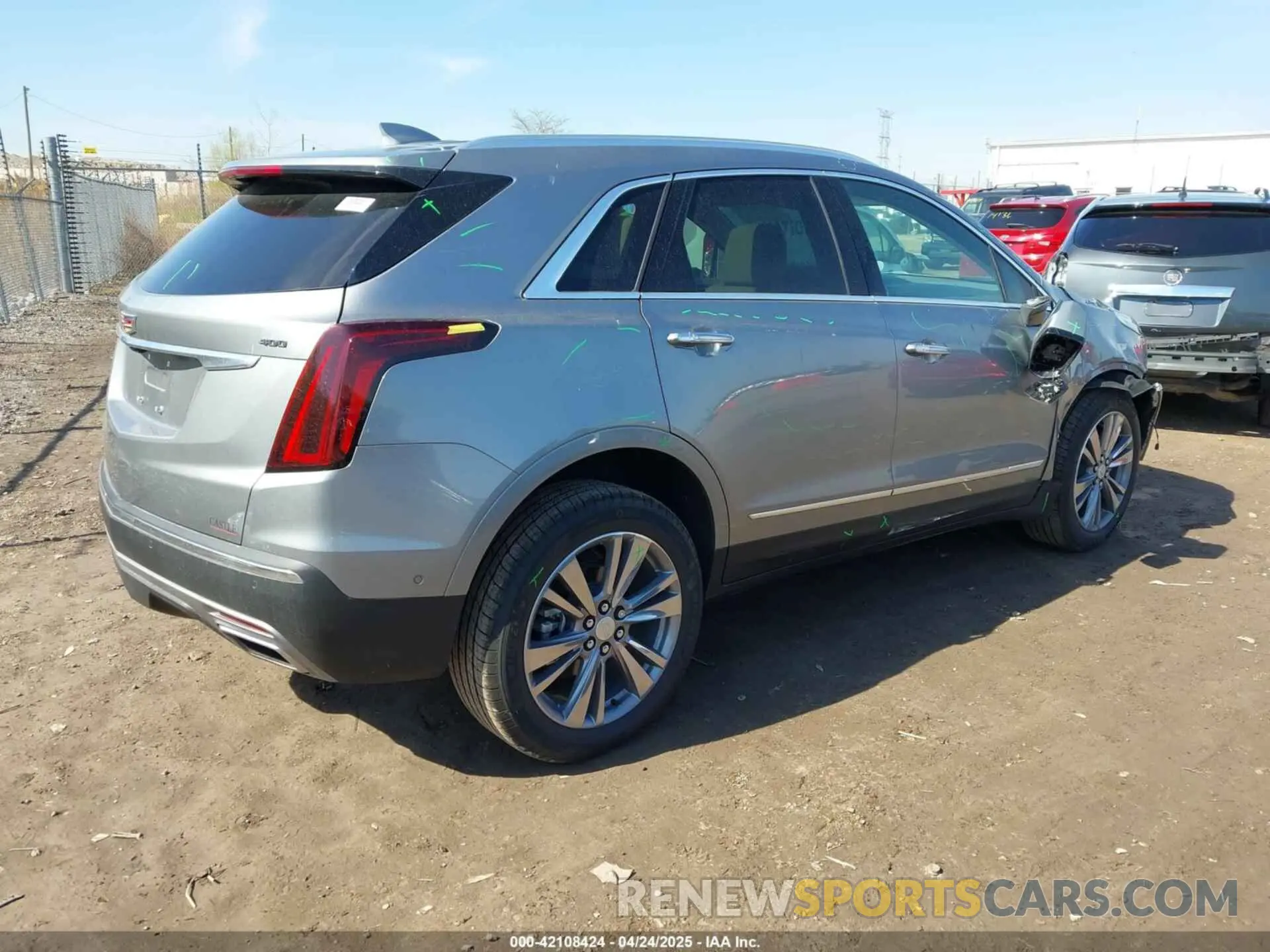4 Photograph of a damaged car 1GYKNDRS7SZ128931 CADILLAC XT5 2025