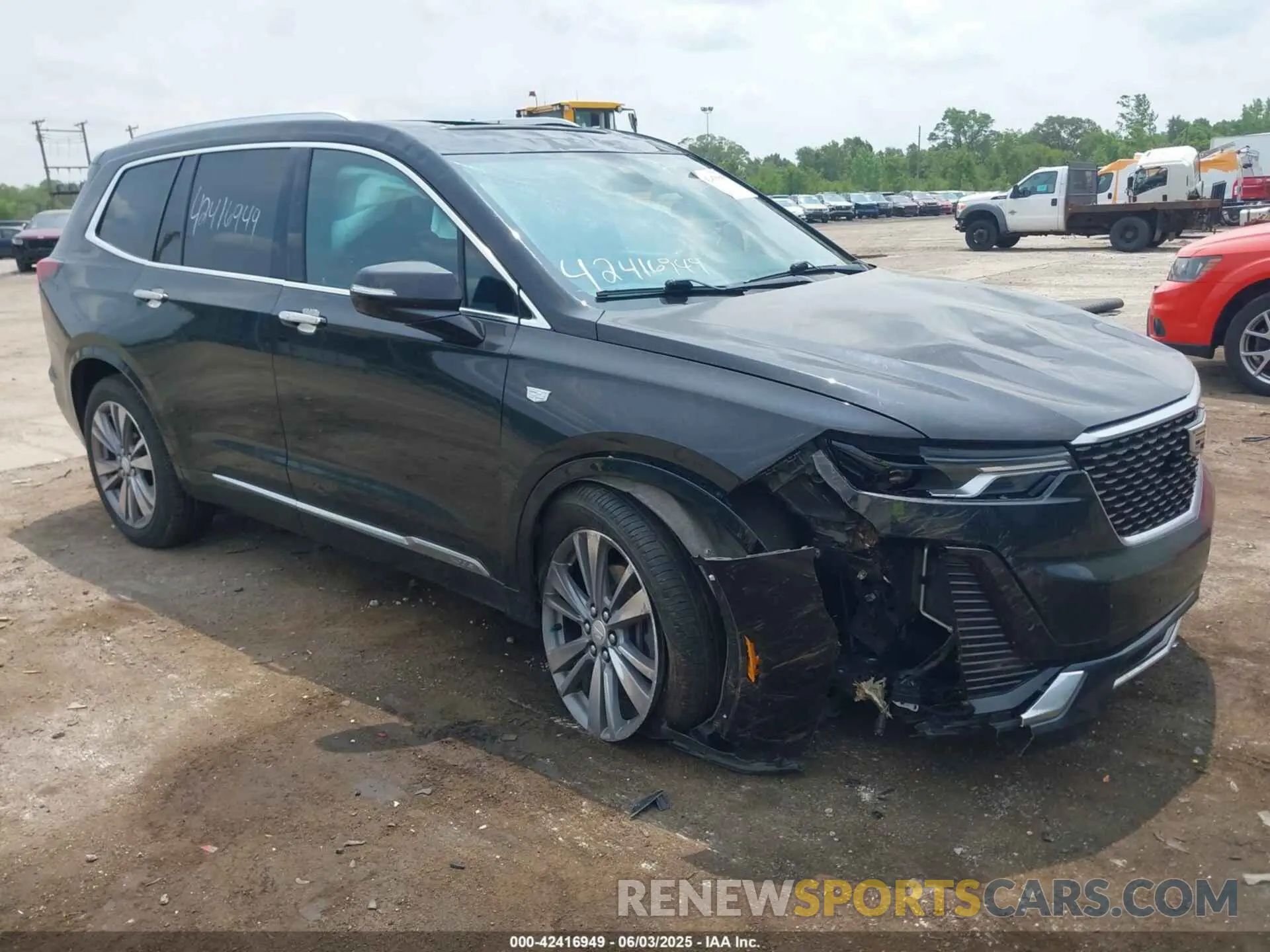 1 Photograph of a damaged car 1GYKPCRS6LZ148058 CADILLAC XT6 2020