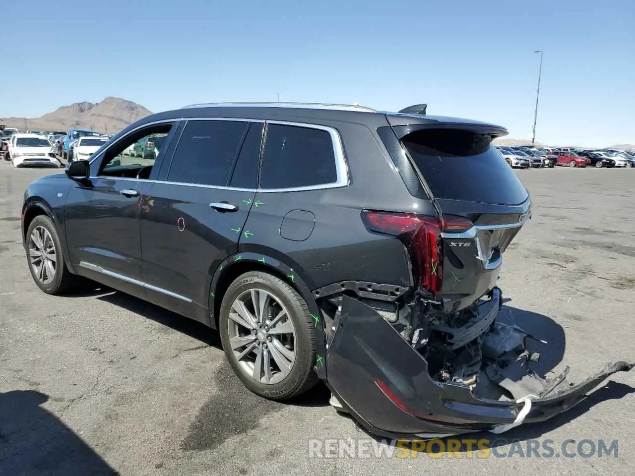 2 Photograph of a damaged car 1GYKPCRS9LZ126510 CADILLAC XT6 2020