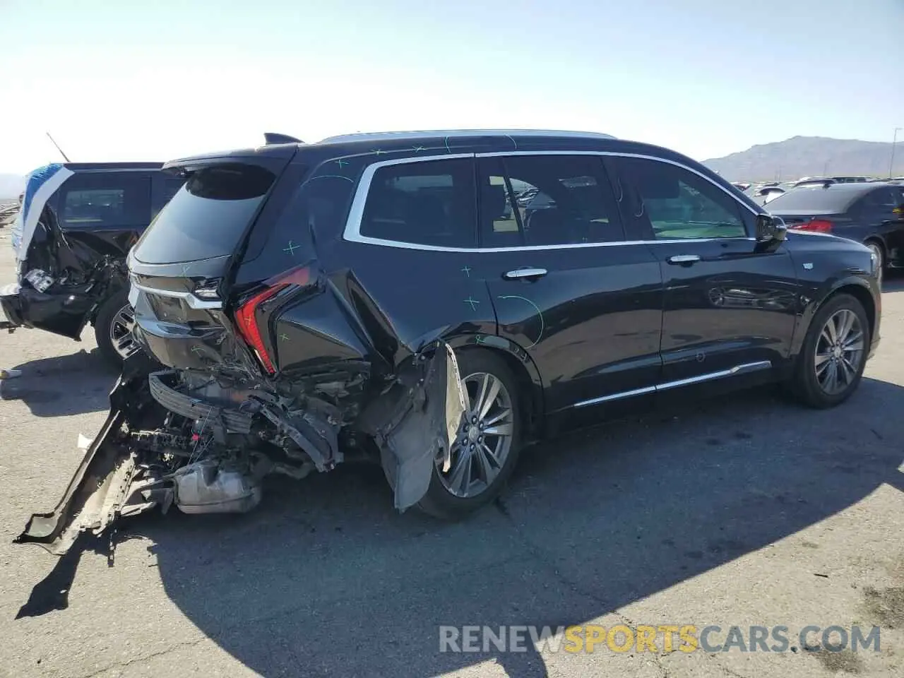 3 Photograph of a damaged car 1GYKPCRS9LZ126510 CADILLAC XT6 2020